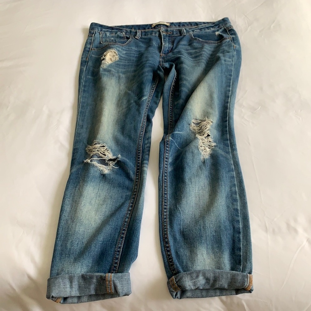 Cropped boyfriend Free People jeans